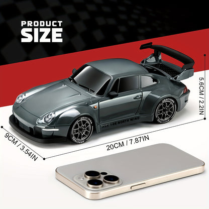 Remote Control Drifting Car, 1:24 Multicolored RC Car with LED Lights, a Gift for Boys And Girls for Birthdays, Halloween, And Christmas.