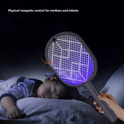 Electric Mosquito Killer 2-in-1 Mosquito Killer Lamp USB Charging Protective Net Household Supplies for Home Bedroom Living Room